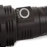 Latarka bailong taktyczna mocna led xhp50 funkcja zoom ładowana z USB
