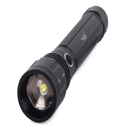 Latarka bailong taktyczna policyjna led xhp50 zoom z dwoma ładowarkami-5907451318751