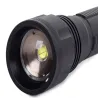 Latarka bailong taktyczna policyjna led xhp50 zoom z dwoma ładowarkami