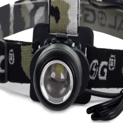 Bailong latarka czołowa rowerowa cree xml t6 zoom dwie ładowarki