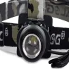Bailong latarka czołowa rowerowa cree xml t6 zoom dwie ładowarki