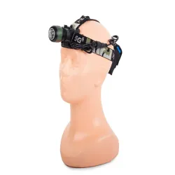 Bailong latarka czołowa rowerowa cree xml t6 zoom dwie ładowarki