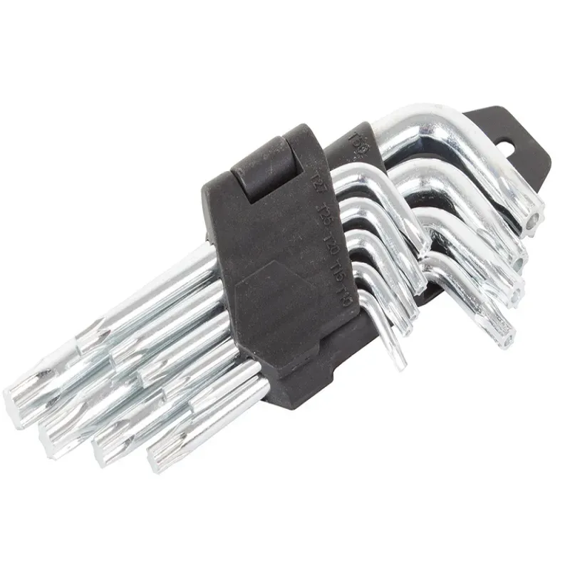 Zestaw kluczy torx 1,5-10 do prac amatorskich 9 el zestaw kluczy Zestaw kluczy torx 1,5-10 do prac amatorskich 9 el zestaw kluczy
