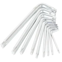 Zestaw kluczy torx 1,5-10 do prac amatorskich 9 el zestaw kluczy