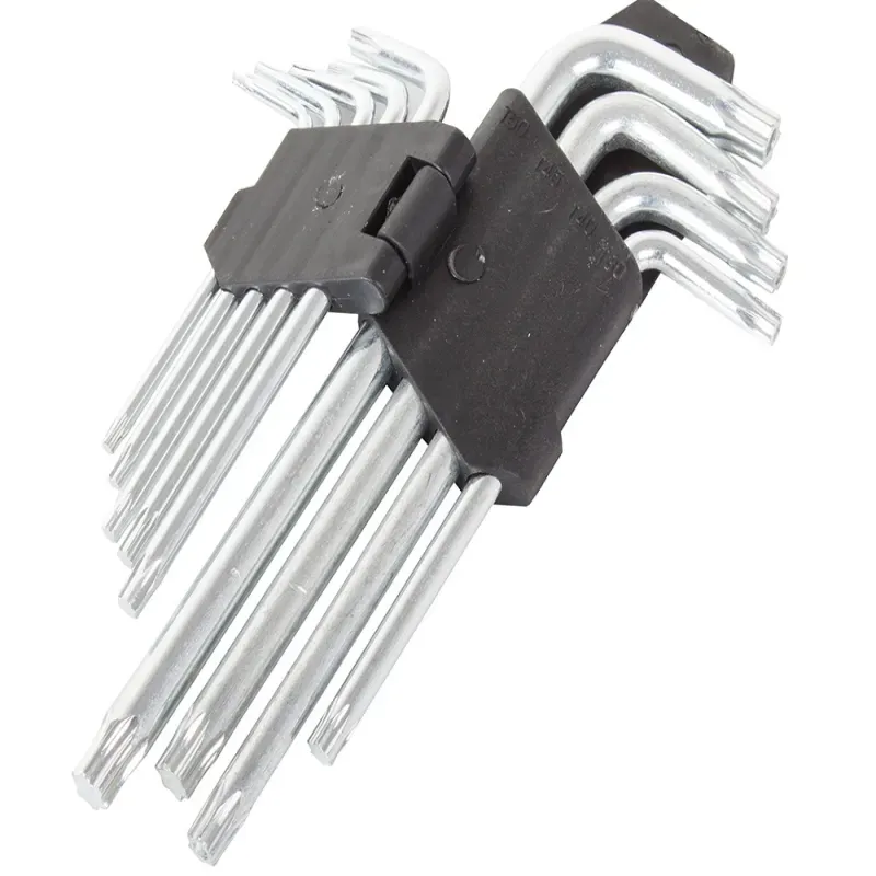 Zestaw kluczy torx 1,5-10 do prac amatorskich 9 el zestaw kluczy Zestaw kluczy torx 1,5-10 do prac amatorskich 9 el zestaw kluczy