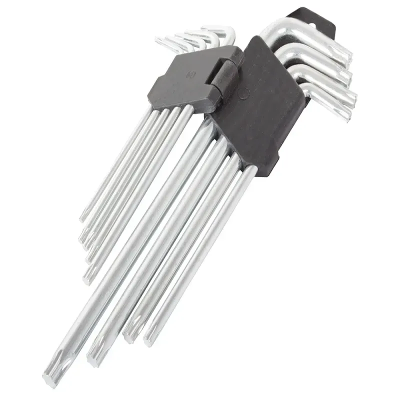 Zestaw kluczy torx 1,5-10 do prac amatorskich 9 el zestaw kluczy Zestaw kluczy torx 1,5-10 do prac amatorskich 9 el zestaw kluczy