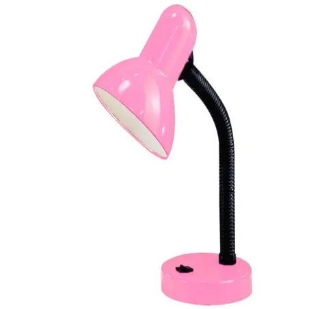 Lampka biurkowa regulowana szkolna na biurko nocna różowa-5907451334102