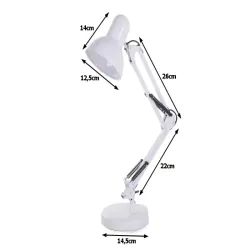 Lampa biurkowa kreślarska regulowana nocna szkolna typ żuraw