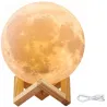 Lampka nocna świecący księżyc 3d moon light 8cm 5v/usb bezprzewodowy