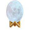 Lampka nocna świecący księżyc 3d moon light 8cm 5v/usb bezprzewodowy