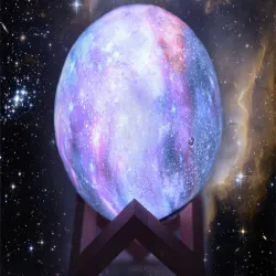 Lampka nocna księżyc 3d rgb moon light z pilotem bezprzewodowa 5V/USB