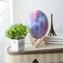 Lampka nocna księżyc 3d rgb moon light z pilotem bezprzewodowa 5V/USB