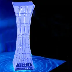 Lampka kryształ nocna stołowa led rgb usb pilot bezprzewodowa 5V/USB