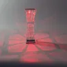 Lampka kryształ nocna stołowa led rgb usb pilot bezprzewodowa 5V/USB
