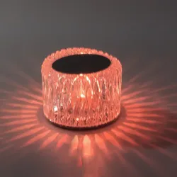 Lampka kryształ nocna stołowa led rgb usb pilot bezprzewodowa USB-C