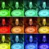 Lampka nocna stołowa kryształ led rgb usb bezprzewodowa z pilotem IR