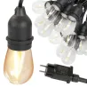 Girlanda ogrodowa łańcuch świetlny 20 led e27 20m komplet z żarówkami