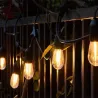Girlanda ogrodowa łańcuch świetlny 20 led e27 20m komplet z żarówkami
