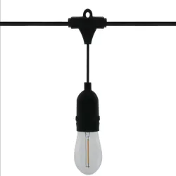 Girlanda ogrodowa łańcuch świetlny 20 led e27 20m komplet z żarówkami