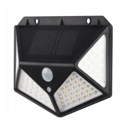 Lampa solarna kinkiet 100 led z czujnikiem zmierzchu ruchu i zmierzchu