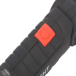 Lampa latarka warsztatowa z magnesem hak składana do warsztatu usb 5w1