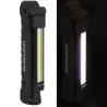 Lampa latarka warsztatowa z magnesem hak składana do warsztatu usb 5w1