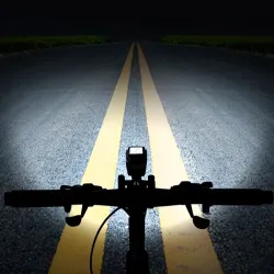 Lampka rowerowa 3w1 przednia tylna led licznik bezprzewodowy klakson