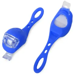 Lampki rowerowe 2 led na przód roweru 2szt silikonowe wodoodporne