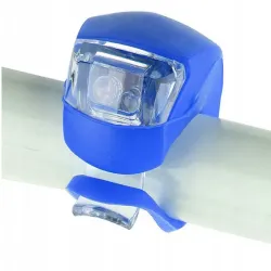 Lampki rowerowe 2 led na przód roweru 2szt silikonowe wodoodporne