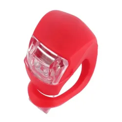 Lampki rowerowe 2 led na przód roweru 2szt silikonowe wodoodporne