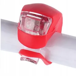 Lampki rowerowe 2 led na przód roweru 2szt silikonowe wodoodporne