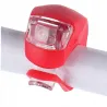 Lampki rowerowe 2 led na przód roweru 2szt silikonowe wodoodporne