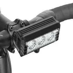 Lampka na rower rowerowa led światło przód tył usb kierownicę zestaw