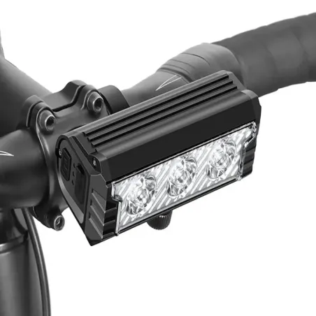 Lampka na rower rowerowa led światło przód tył usb kierownicę zestaw-5907451358214