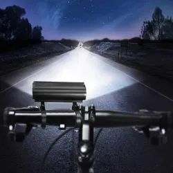 Lampka na rower rowerowa led światło przód tył usb kierownicę zestaw