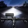 Lampka na rower rowerowa led światło przód tył usb kierownicę zestaw