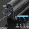 Lampka na rower rowerowa led światło przód tył usb kierownicę zestaw