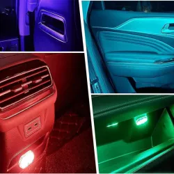 Lampka 6 led do samochodu oświetlenie wnętrza dotykowa bezprzewodowa