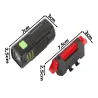 Lampka rowerowa led zestaw oświetlenia tył i przód usb na rower