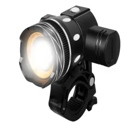 Lampka na rower rowerowa led t6 zestaw oświetlenia przód i tył