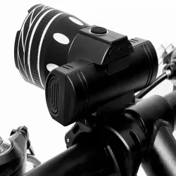 Lampka na rower rowerowa led t6 zestaw oświetlenia przód i tył