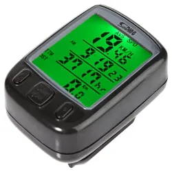 Licznik rowerowy 27 funkcji wodoodporny komputer lcd prędkościomierz