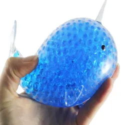 Gniotek antystresowy żelowy squishy delfin kulki sensoryczny zgniotek