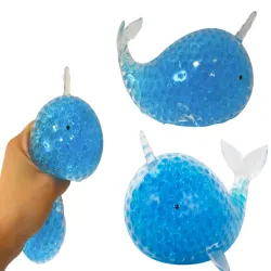 Gniotek antystresowy żelowy squishy delfin kulki sensoryczny zgniotek