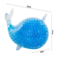Gniotek antystresowy żelowy squishy delfin kulki sensoryczny zgniotek