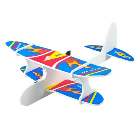 Samolot styropianowy latający piankowy usb led szybowiec rzutka silnik-5907451356302