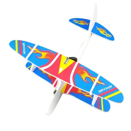 Samolot styropianowy latający piankowy usb silnik szybowiec rzutka lekki-5907451356289