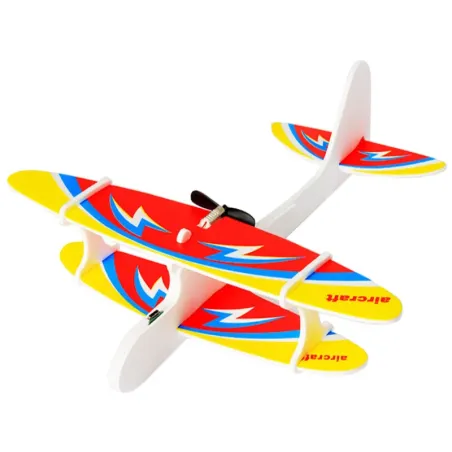 Samolot styropianowy latający piankowy usb silnik szybowiec rzutka lekki-5907451356296