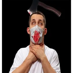 Topór na halloween opaska na głowę siekiera dodatek do kostiumu