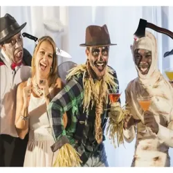 Topór na halloween opaska na głowę siekiera dodatek do kostiumu